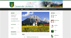 Desktop Screenshot of leutasch.at