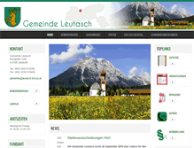 Tablet Screenshot of leutasch.at